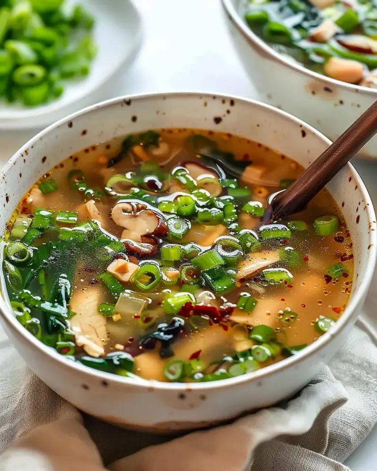 Ginger Scallion Chicken Soup