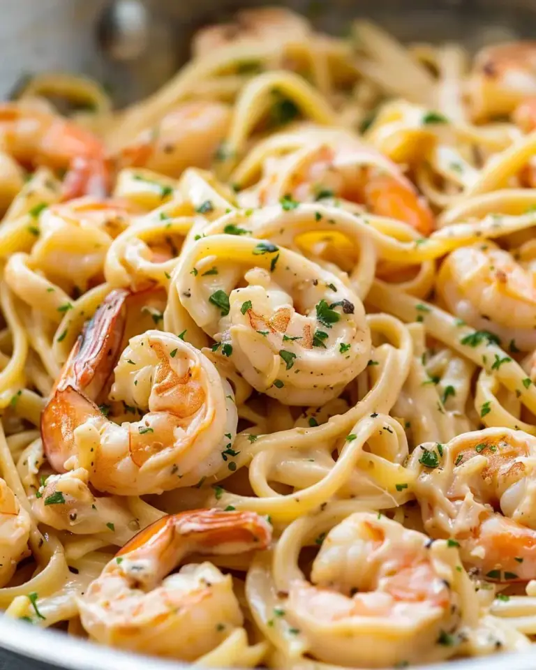 Creamy Garlic Shrimp Pasta