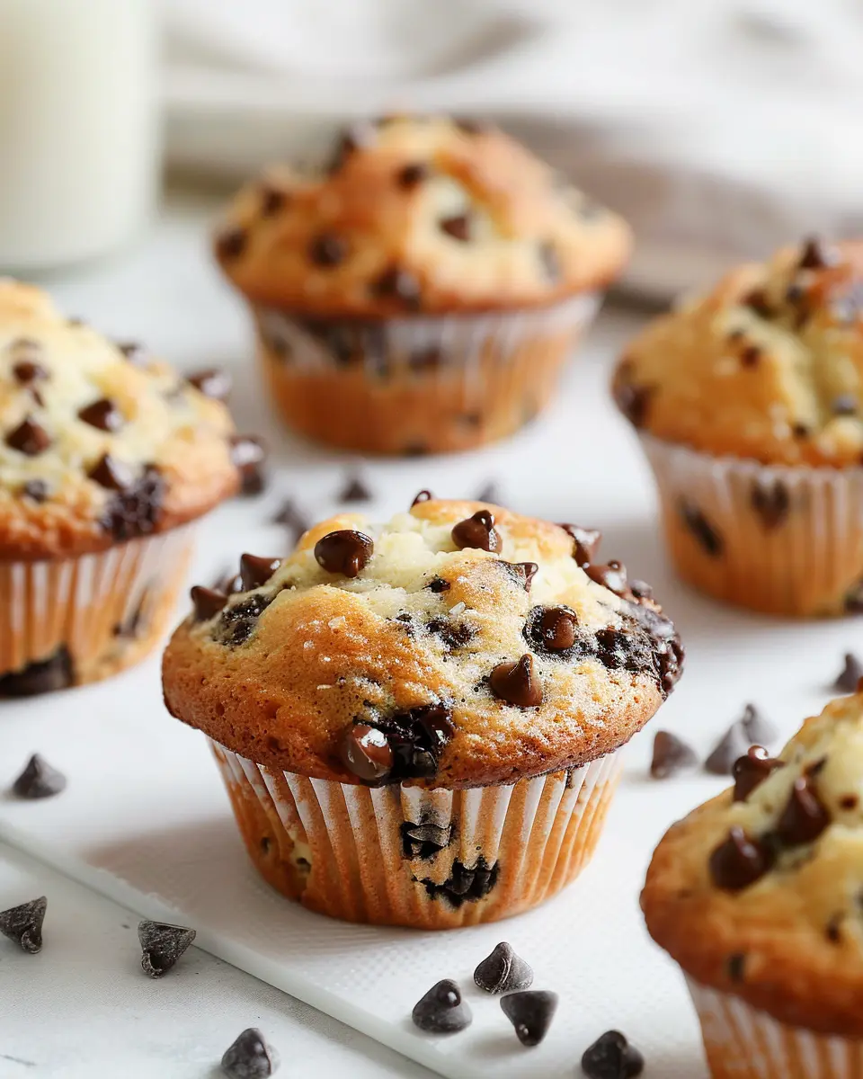 Bakery-Style Chocolate Chip Muffins: The Best Homemade Treat