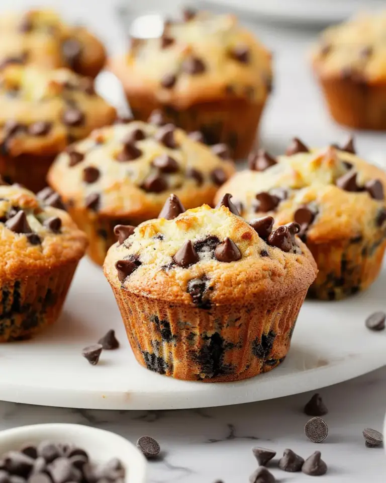 Bakery-Style Chocolate Chip Muffins