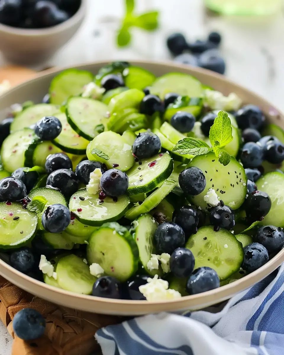 Blueberry Cucumber Salad Recipe: A Refreshing Twist for Summer