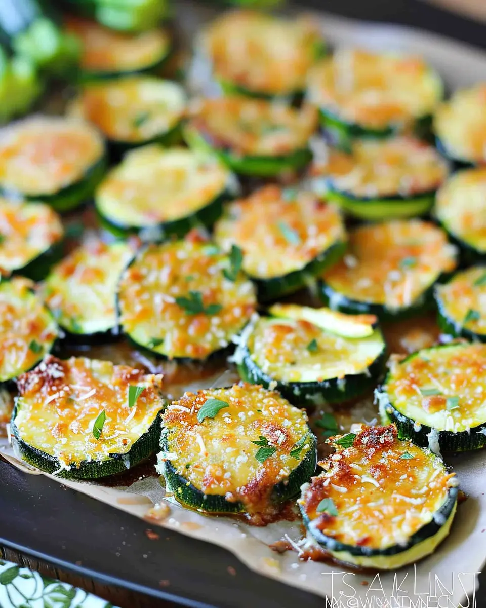 Baked Parmesan Zucchini Rounds: The Easy, Guilt-Free Snack