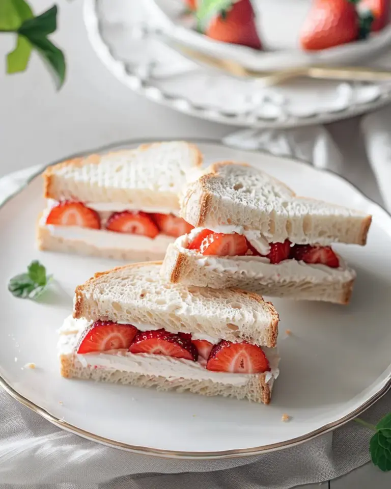 Strawberry Tea Sandwiches