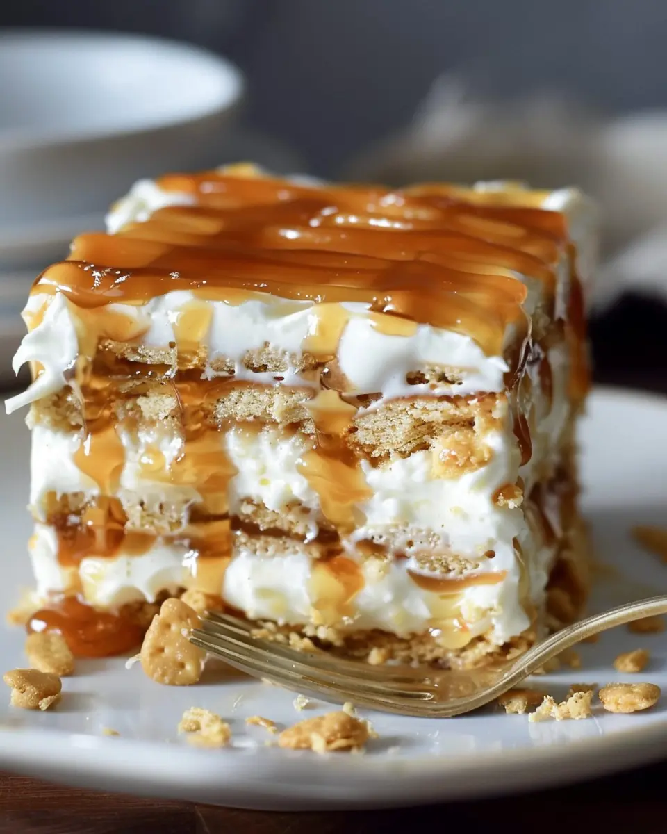 Ritz Cracker Salted Caramel Icebox Cake: Easy Indulgence for Everyone