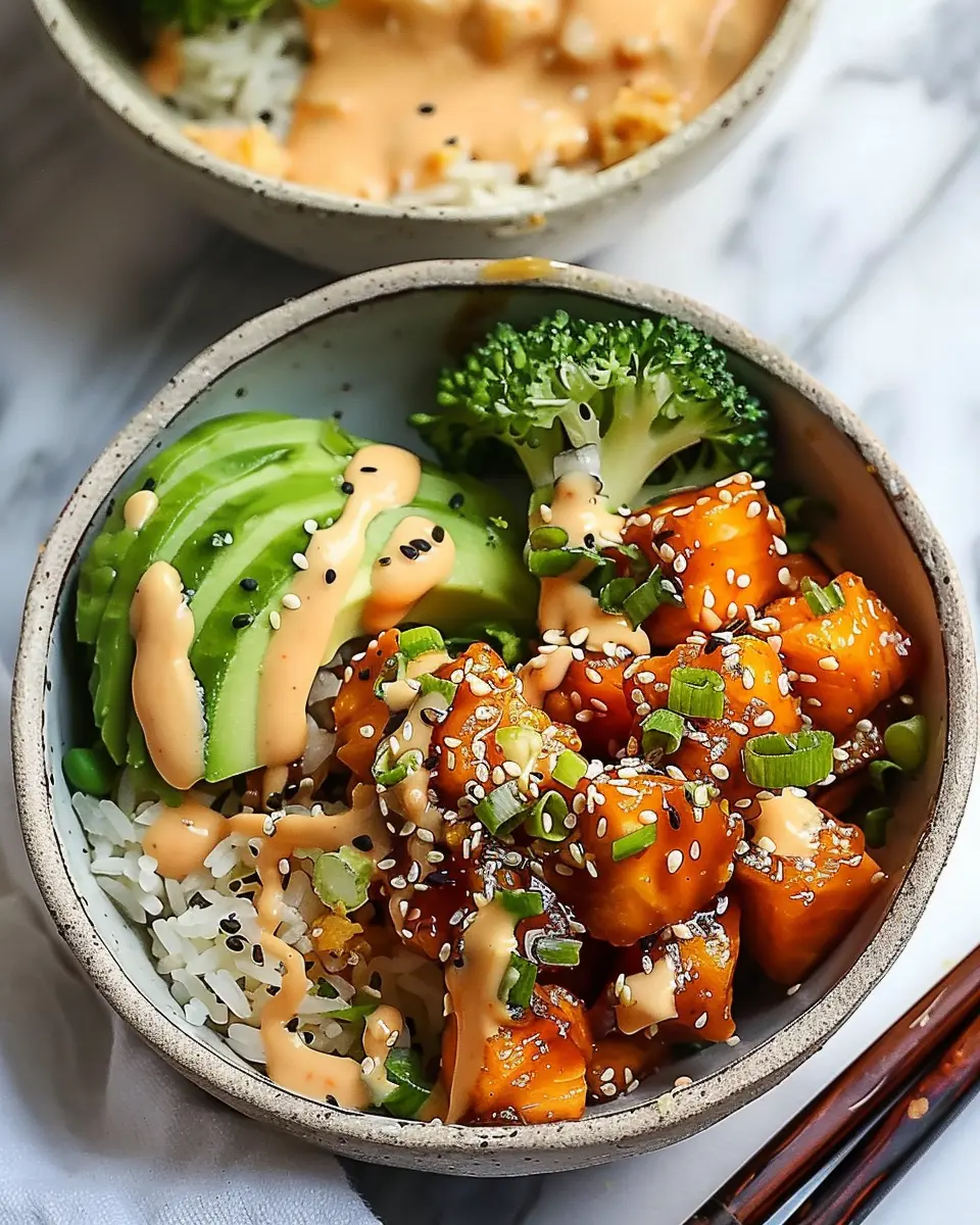 Bang Bang Salmon Bites Bowls: Easy, Flavorful Family Delight