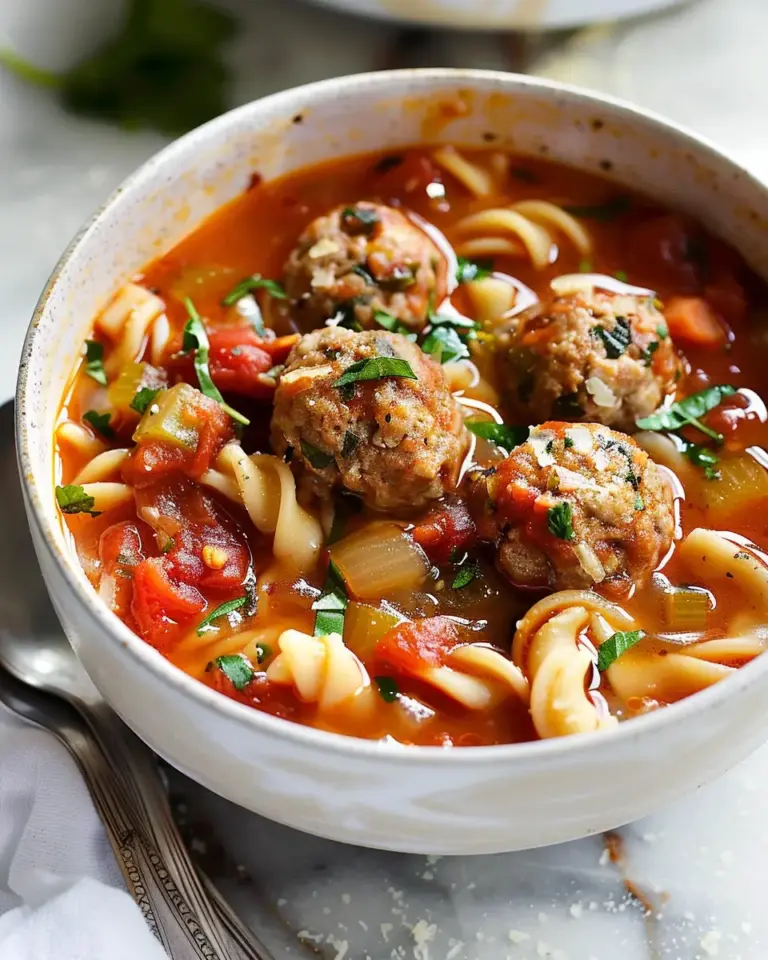 Italian Meatball Soup
