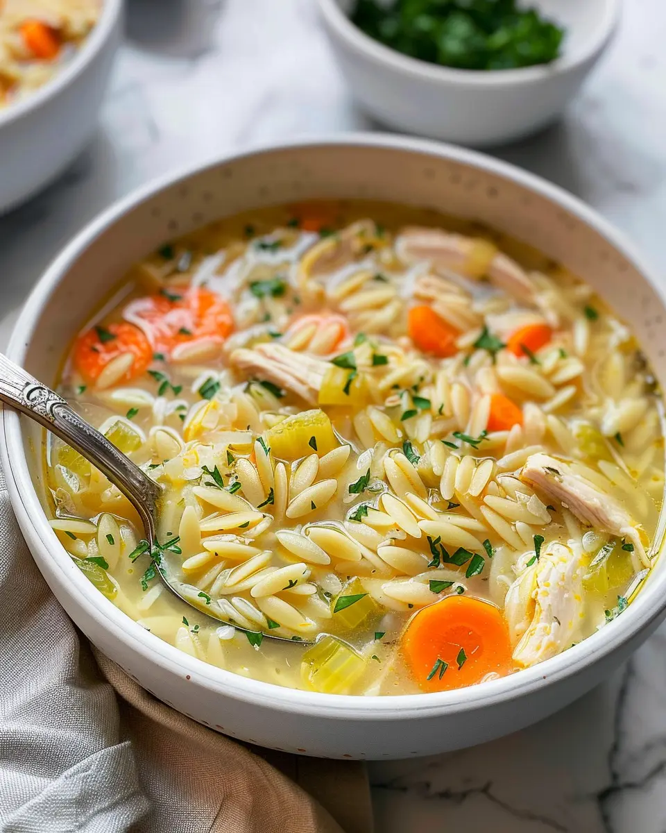 Lemon Chicken Orzo Soup: A Cozy, Healthy Comfort Meal