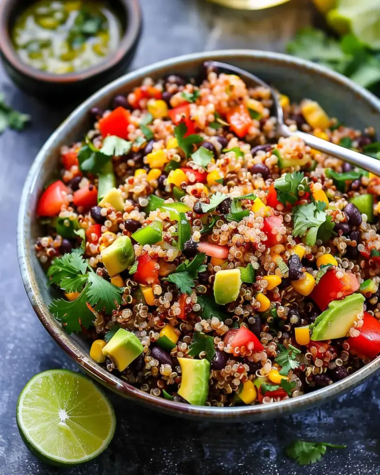 Mexican Quinoa Salad with Honey Lime Vinaigrette