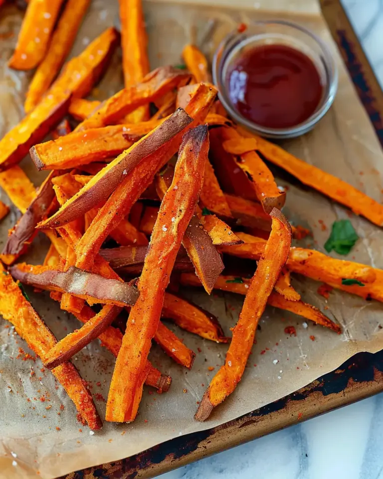 Crispy Baked Sweet Potato Fries