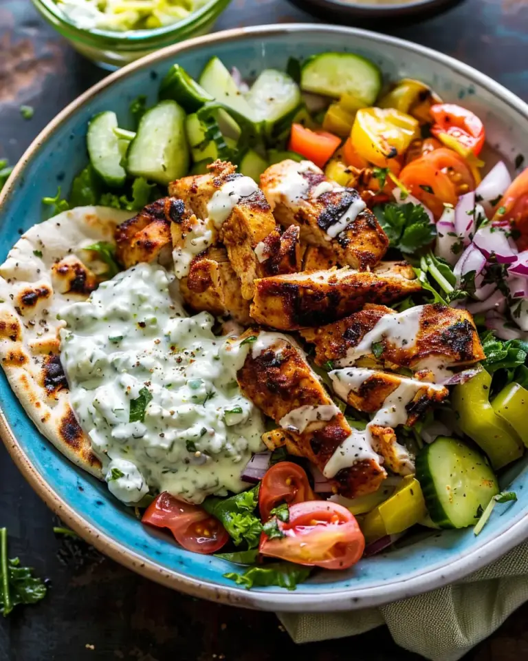 Chicken Tzatziki Bowls.