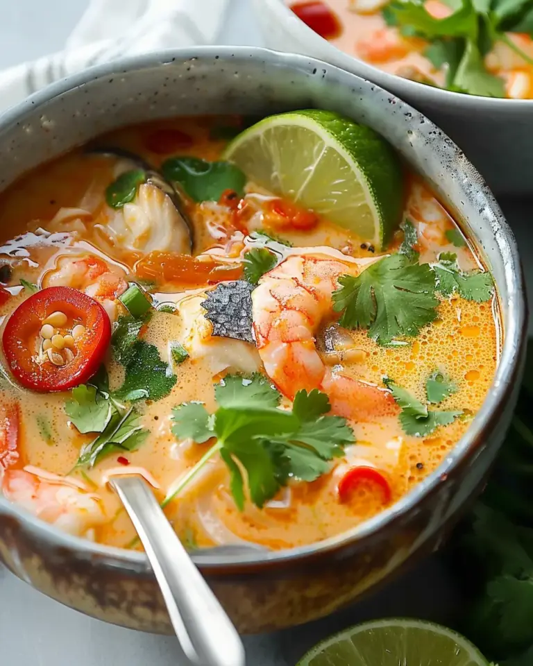 Coconut Lime Fish Soup