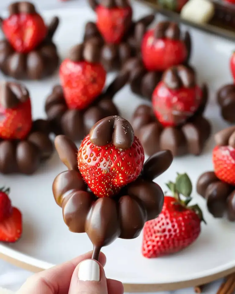 Chocolate Covered Strawberry Turkeys