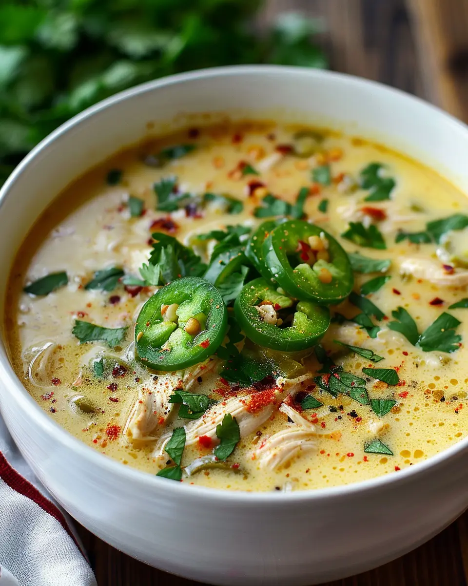 Spicy Jalapeño Popper Chicken Soup: A Comforting Bowl of Bliss