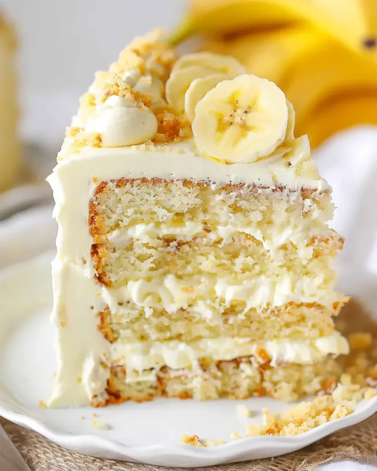 Banana Cream Layer Cake