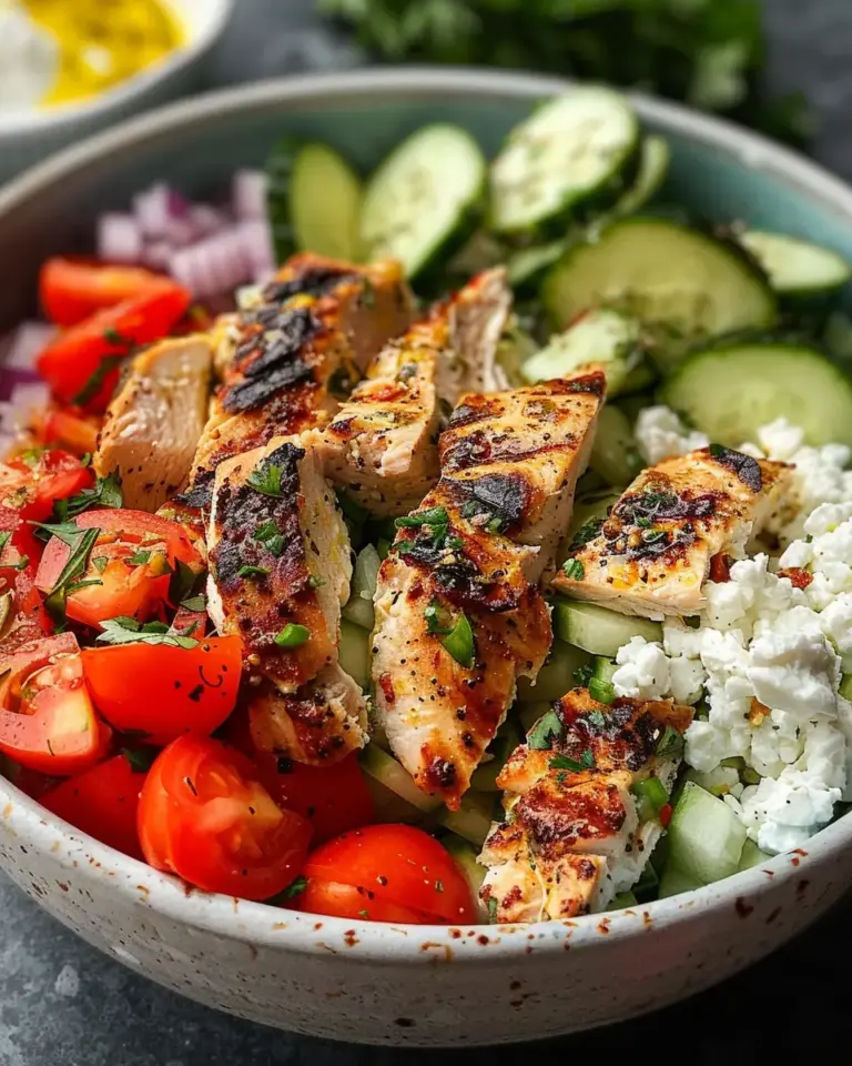 Greek Chicken Bowls