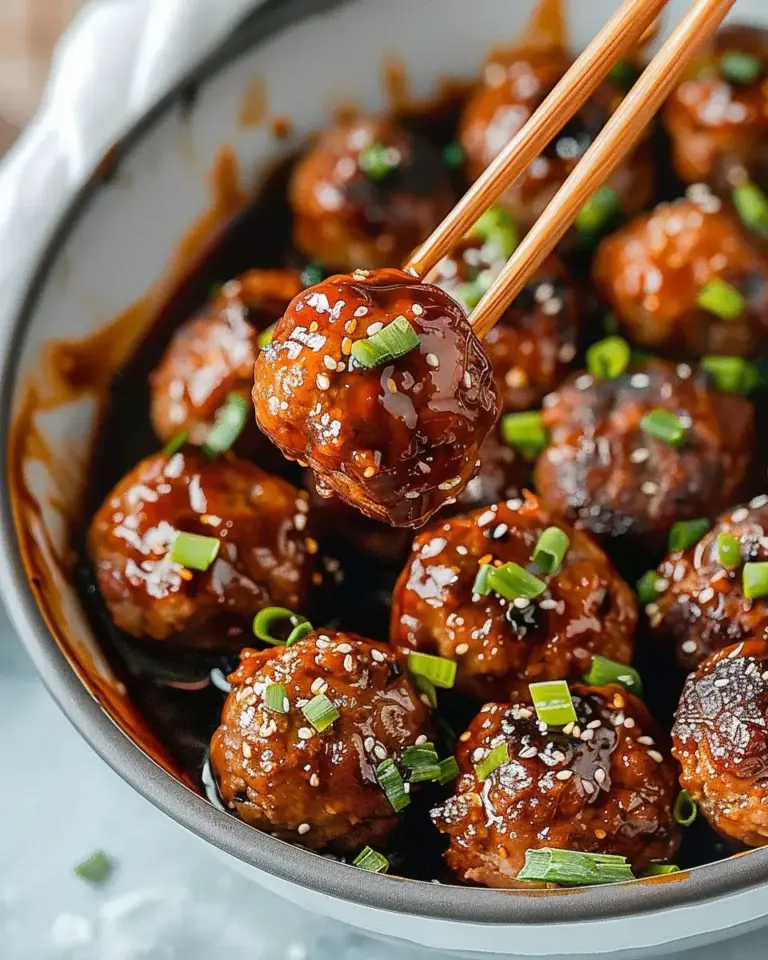 Easy Mongolian Meatballs