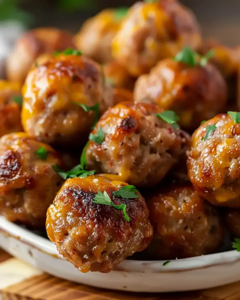 Classic Paula Deen Beef Sausage Balls