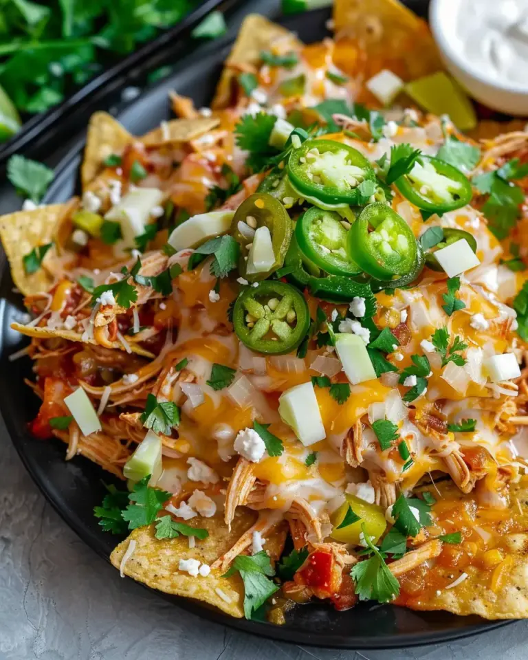 Slow-cooker Chicken Nachos