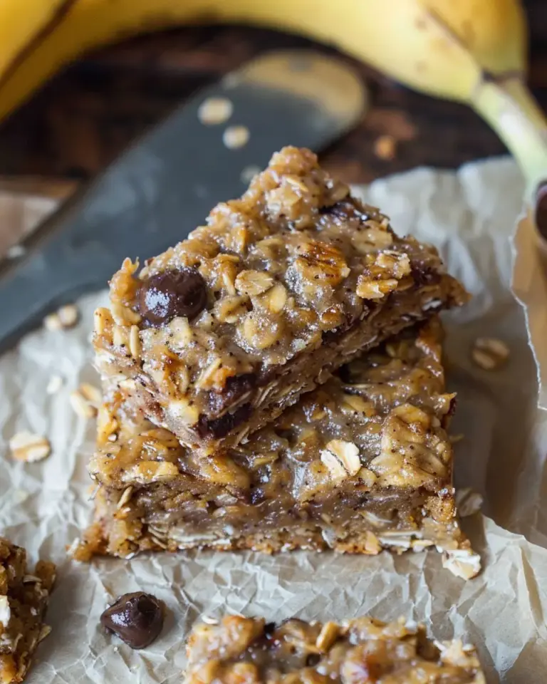 Banana Oatmeal Bars