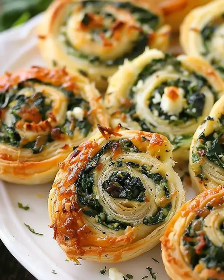 Spinach Feta Pinwheels