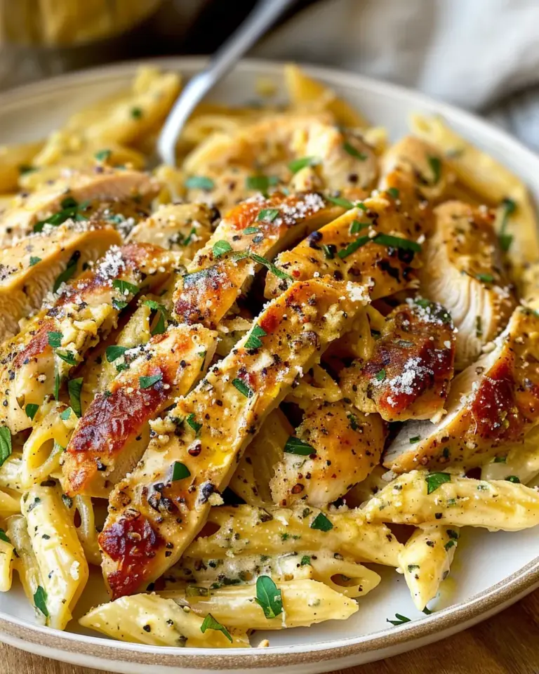 Garlic Parmesan Chicken and Pasta