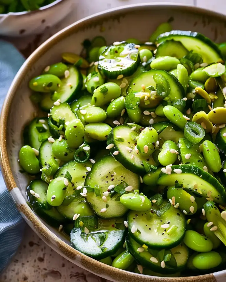 Cucumber Edamame Salad