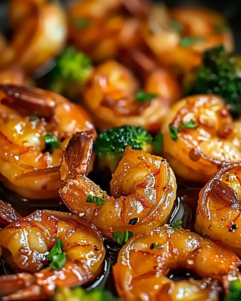 High-Protein Honey Garlic Shrimp