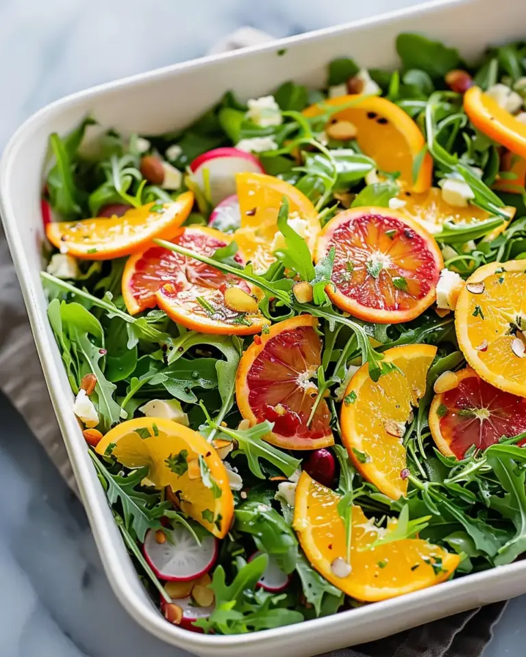 Vibrant Orange & Arugula Salad