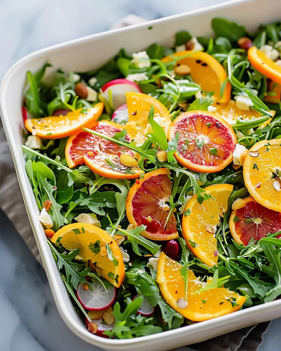 Vibrant Orange & Arugula Salad: A Refreshingly Easy Twist