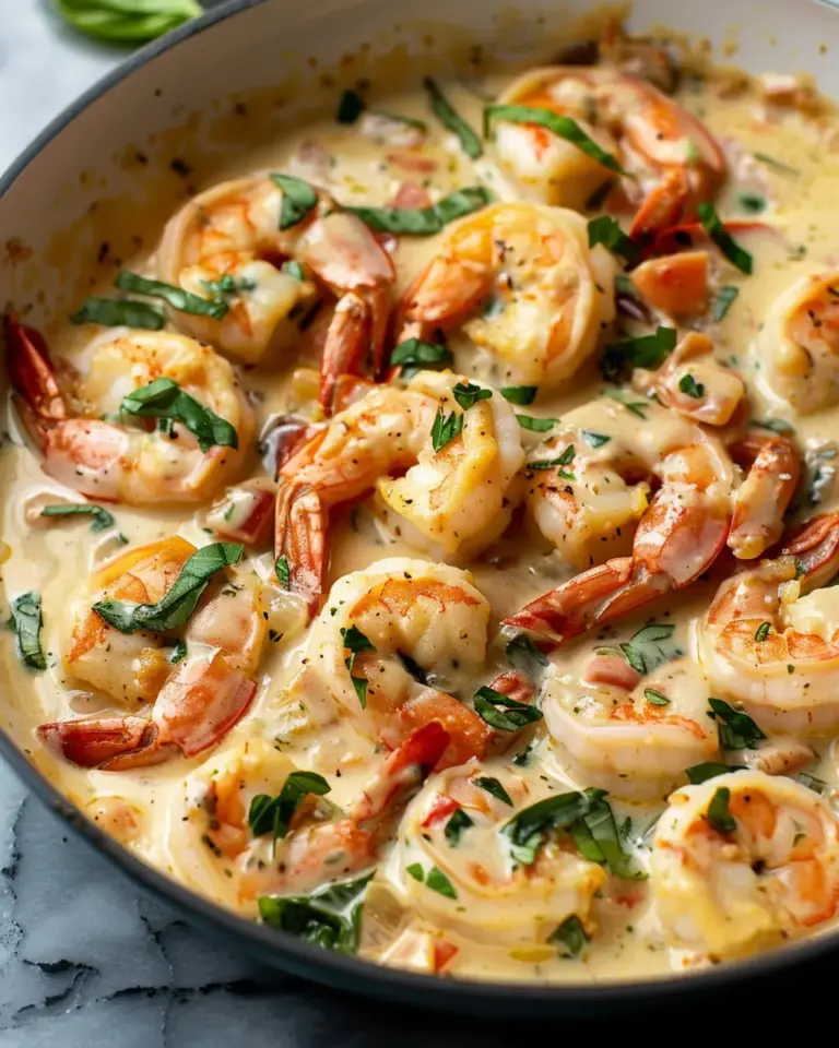 Easy Creamy Tuscan Shrimp Recipe