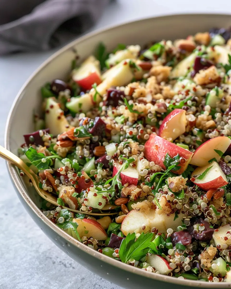 Quinoa Apple Salad: Easy Recipe for a Fresh Flavor Boost