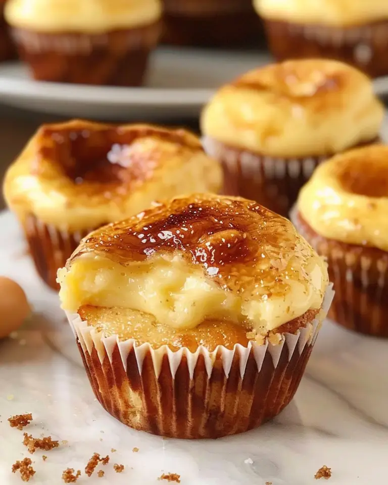 Crème Brûlée Cupcakes