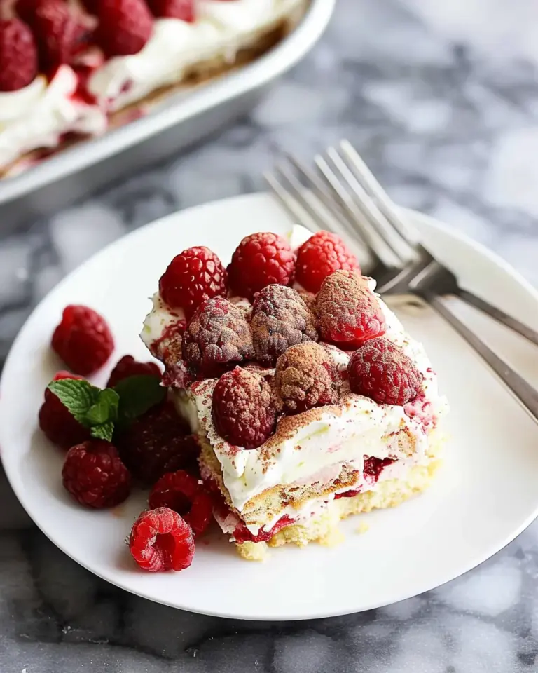 Raspberry Tiramisu